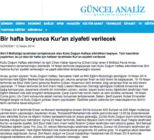 Güncel Analiz