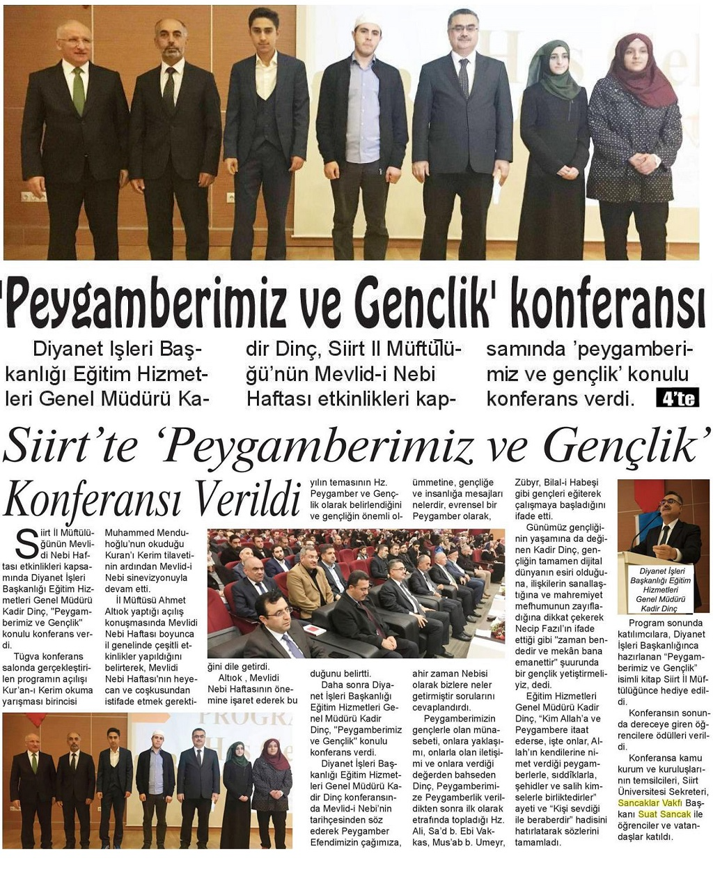 Peygamberimiz ve Gençlik Konferans